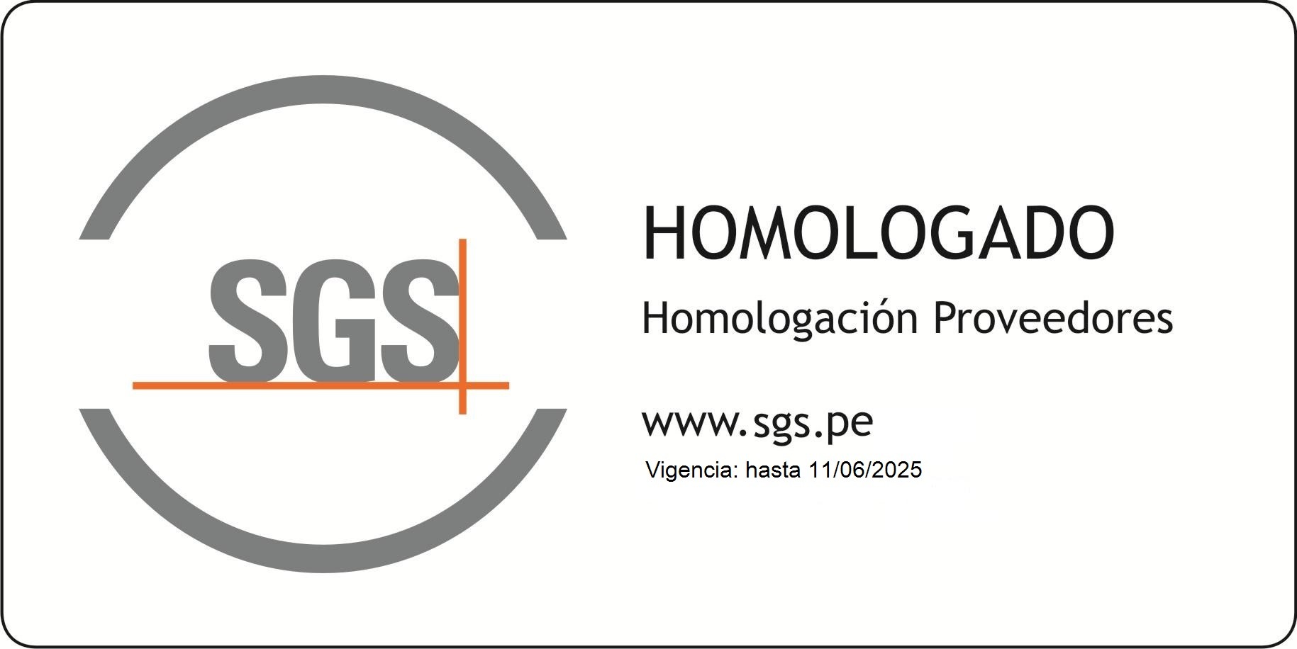 Homologacion SGS 